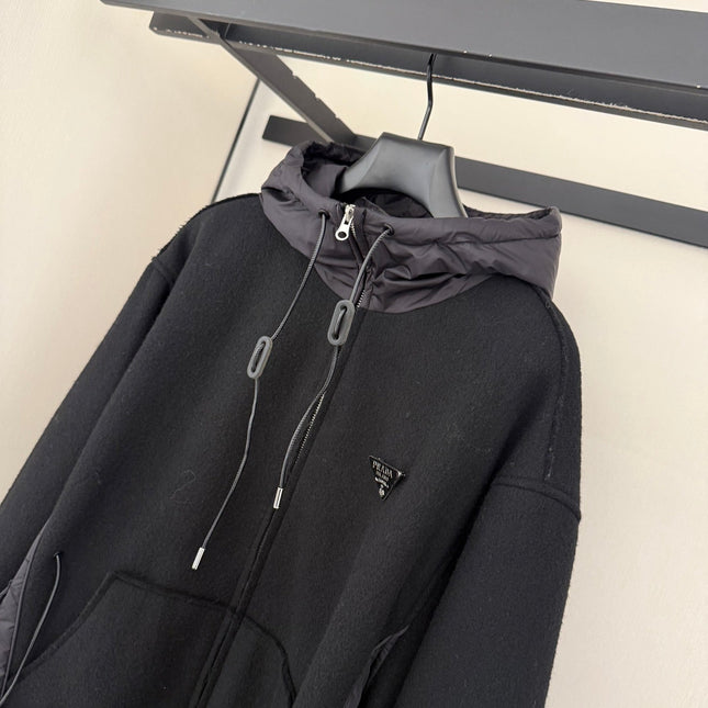 PRADA 25S KNIT HOODED JACKET 333