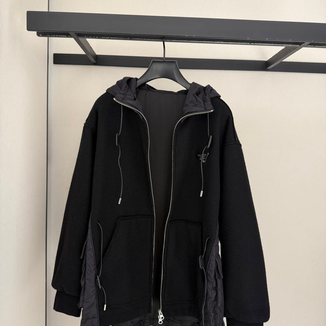 PRADA 25S KNIT HOODED JACKET 333