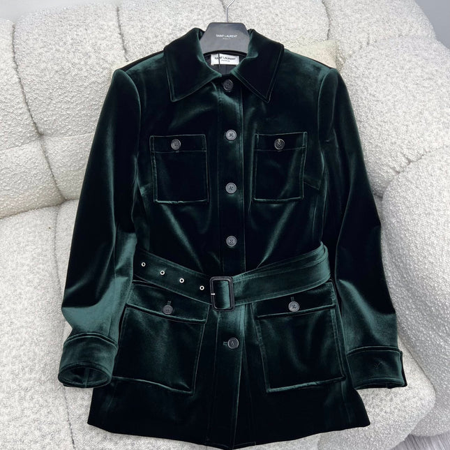YSL 25S VELVET JACKET STYLE 147