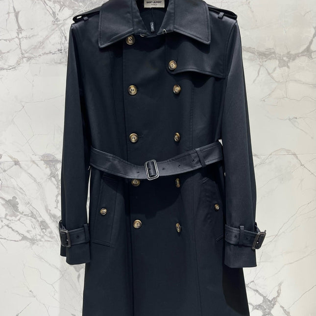 YSL 25S LONG TRENCH COAT STYLE 156