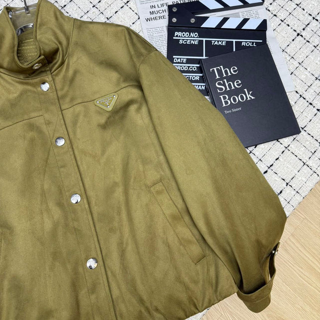 PRADA 25S STAND-COLLAR JACKET 370