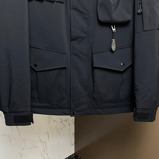 MONCLER 25S HOODED GOOSE DOWN JACKET 454