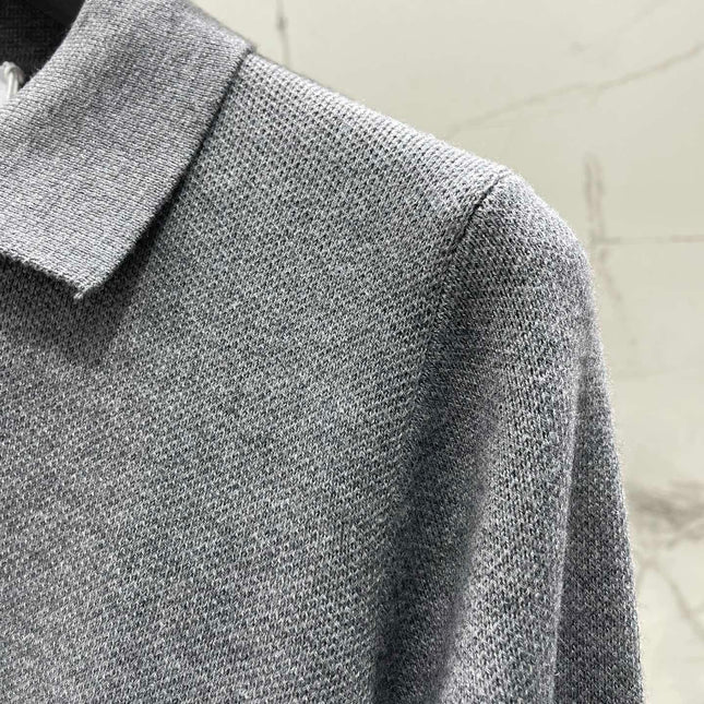 THOM 26S ZIP-NECK KNIT SWEATER STYLE 68