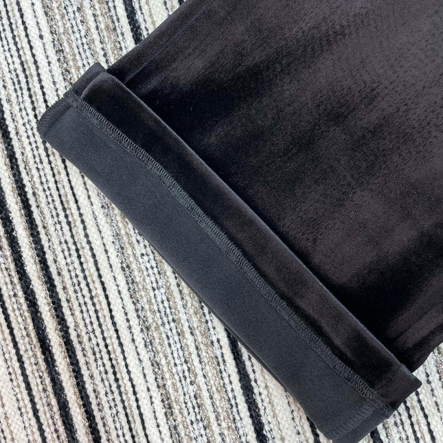 CHANEL 25S STRAIGHT-LEG VELVET PANTS 445