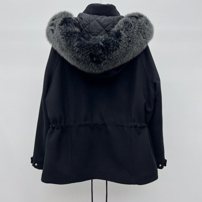 LP 26S FUR-COLLAR KNIT JACKET 473