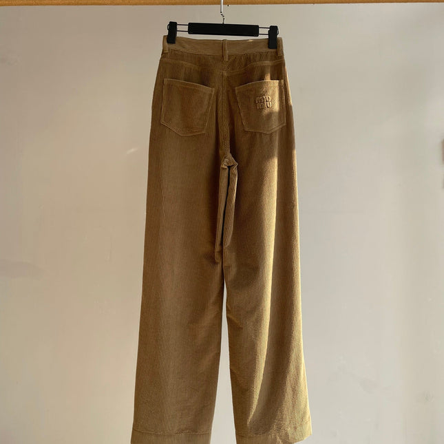 MIUMIU WIDE-LEG PANTS STYLE 671