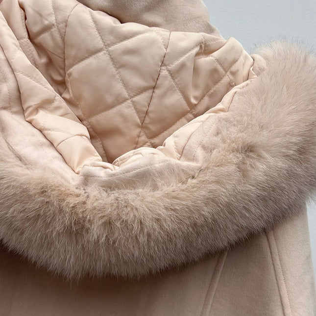 LP 26S FUR-COLLAR KNIT JACKET 470