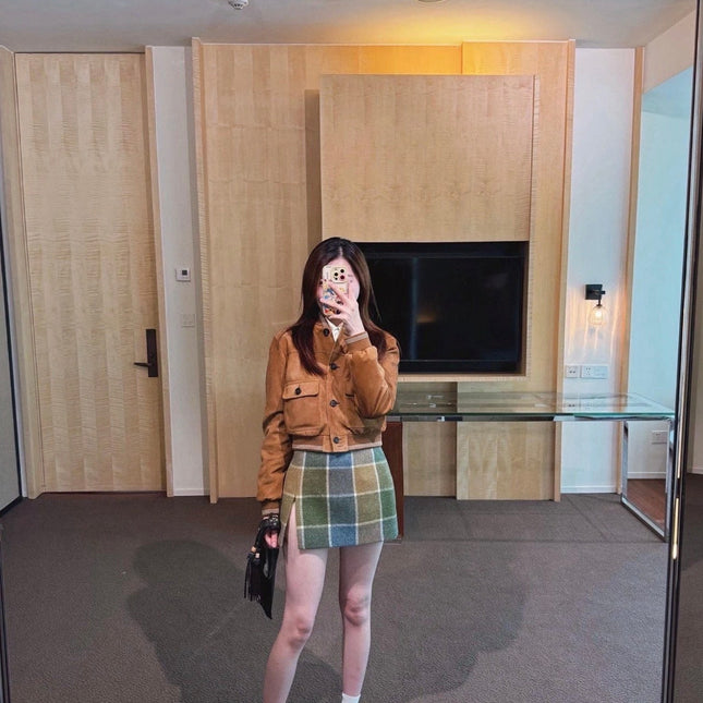 MIUMIU SLIT MINI SKIRT STYLE 773
