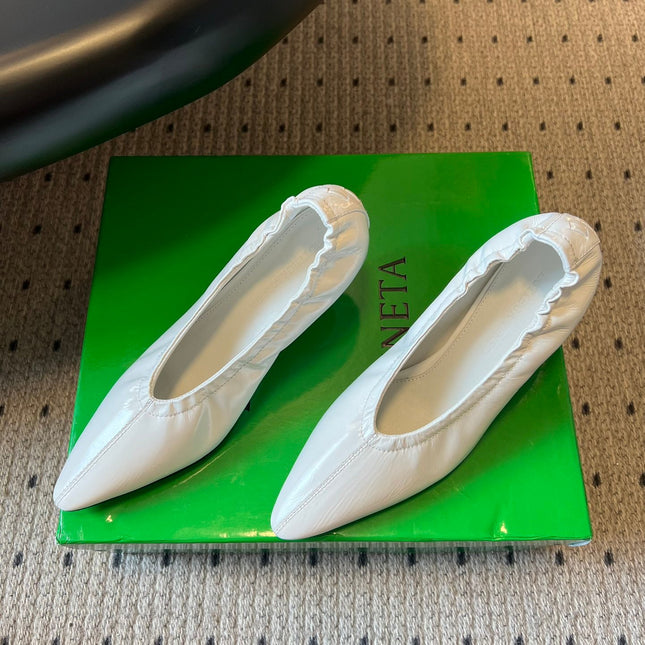 BOTTEGA VENETA 26S HIGH HEELS 40 MM IN WHITE CALFSKIN