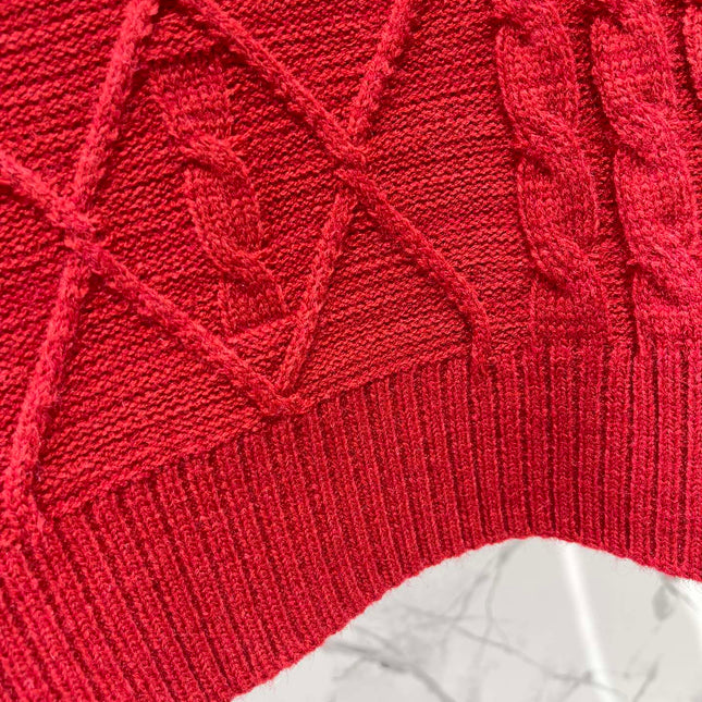 CHANEL 26S LONG-SLEEVE CREWNECK SWEATER 666
