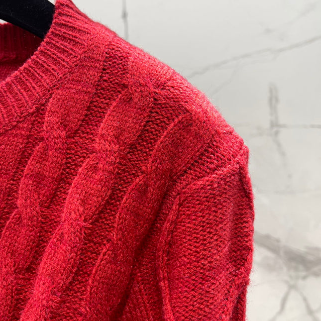 CHANEL 26S LONG-SLEEVE CREWNECK SWEATER 666