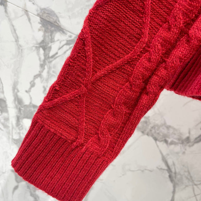 CHANEL 26S LONG-SLEEVE CREWNECK SWEATER 666
