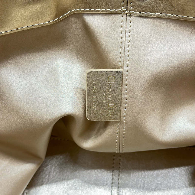 DIOR 26S TOUJOURS BAG 37 IN GOLD CALFSKIN