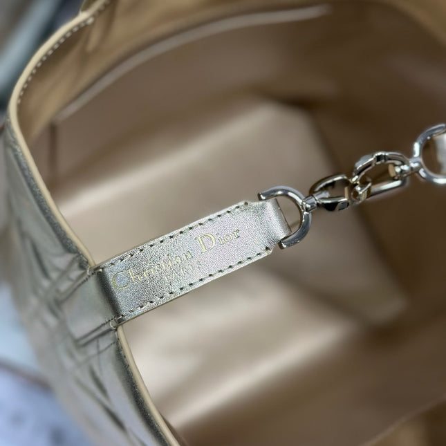 DIOR 26S TOUJOURS BAG 23 IN GOLD CALFSKIN