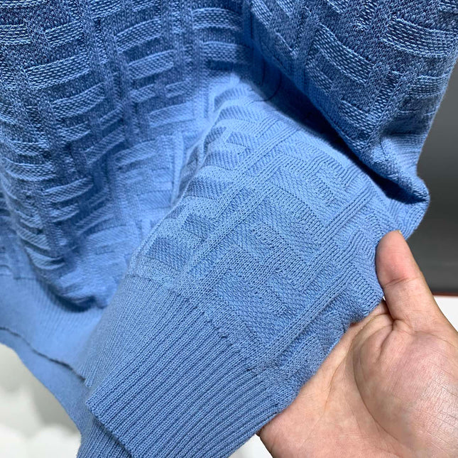 FENDI 26S SHORT-SLEEVE KNIT TOP 321