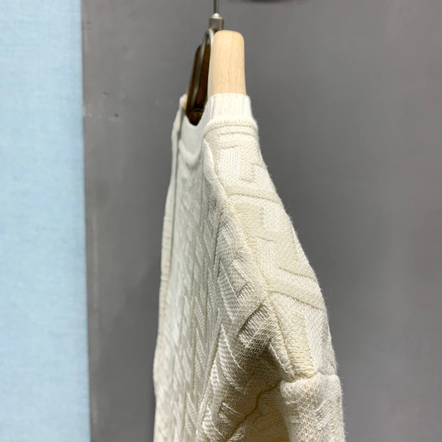 FENDI 26S SHORT-SLEEVE KNIT TOP 354