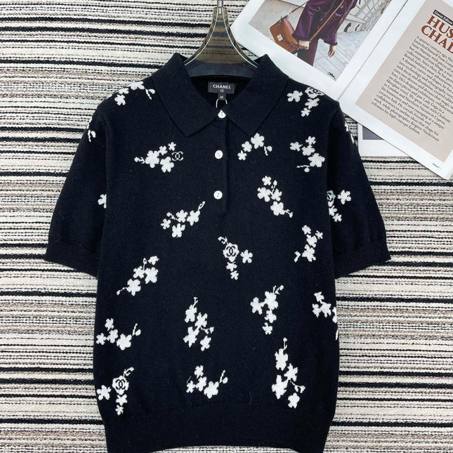 CHANEL 26S SHORT-SLEEVE KNIT TOP 951