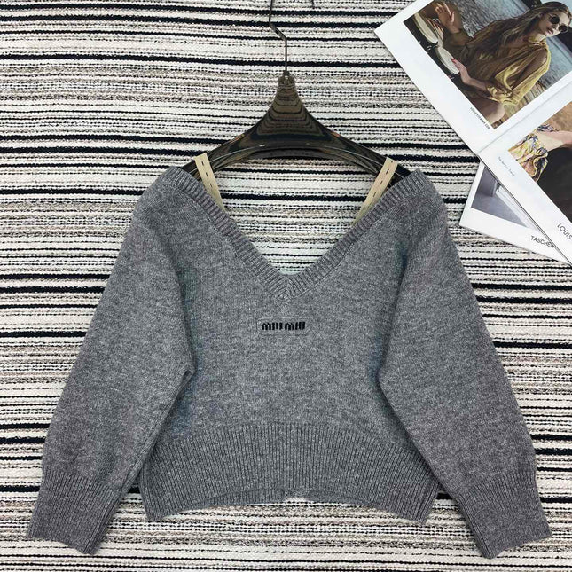 MIUMIU 26S KNIT SHORT SLEEVED T-SHIRT 943