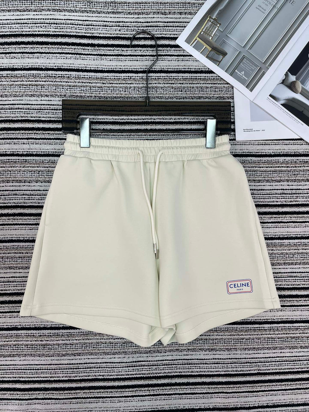 CELINE 26S SHORT SLEEVE TOP AND SHORTS SET 122