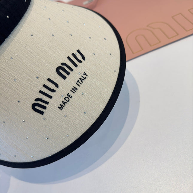MIUMIU VISOR HAT STYLE 86