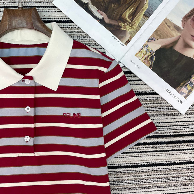 CELINE 26S SHORT SLEEVE POLO SHIRT 155