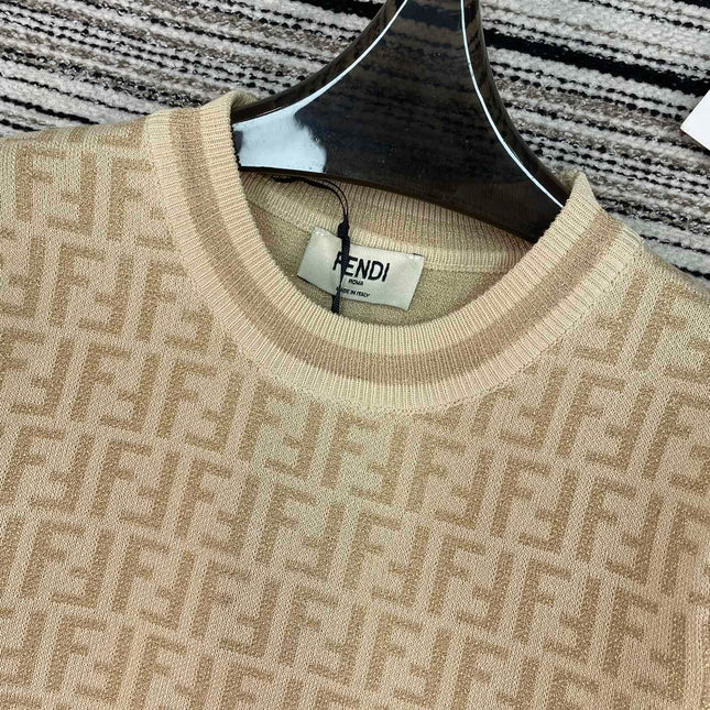 FENDI 26S SHORT SLEEVE KNIT T-SHIRT 125