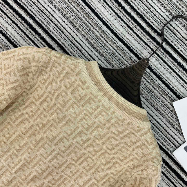FENDI 26S SHORT SLEEVE KNIT T-SHIRT 125