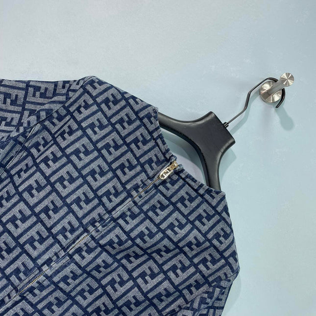 FENDI 26S SHORT SLEEVE MINI DRESS 039