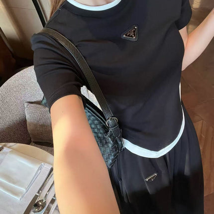 PRADA 26S TOP AND SKIRT SET STYLE 835