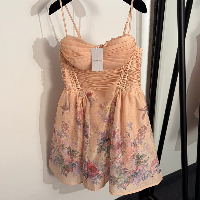 ZIMMERMANN 26S PATTERNED CAMI DRESS STYLE 8