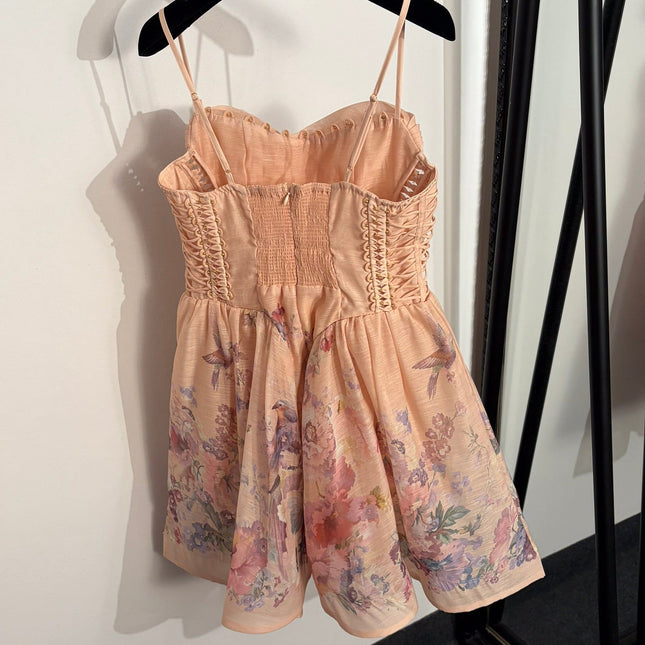 ZIMMERMANN 26S PATTERNED CAMI DRESS STYLE 8