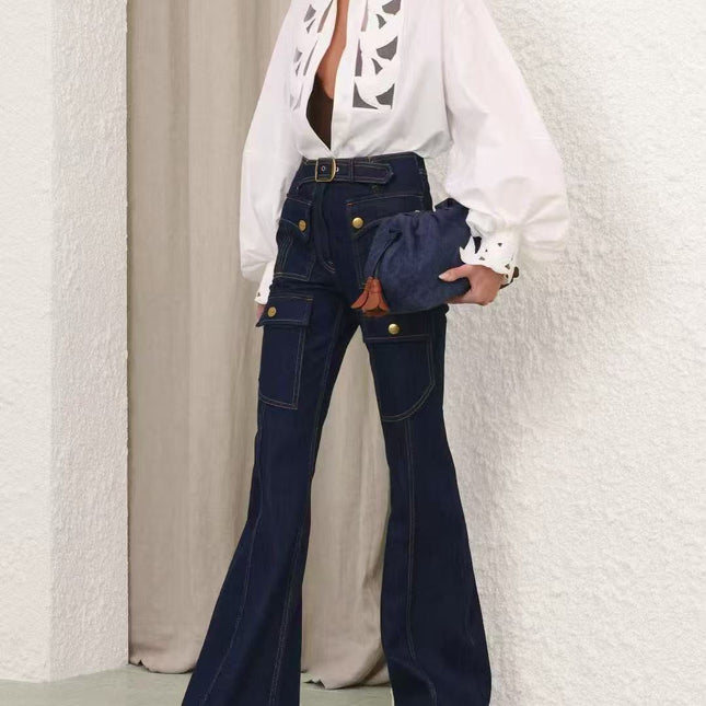 ZIMMERMANN 26S FLARED JEANS 311334