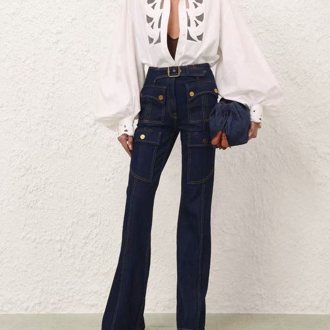 ZIMMERMANN 26S FLARED JEANS 311334