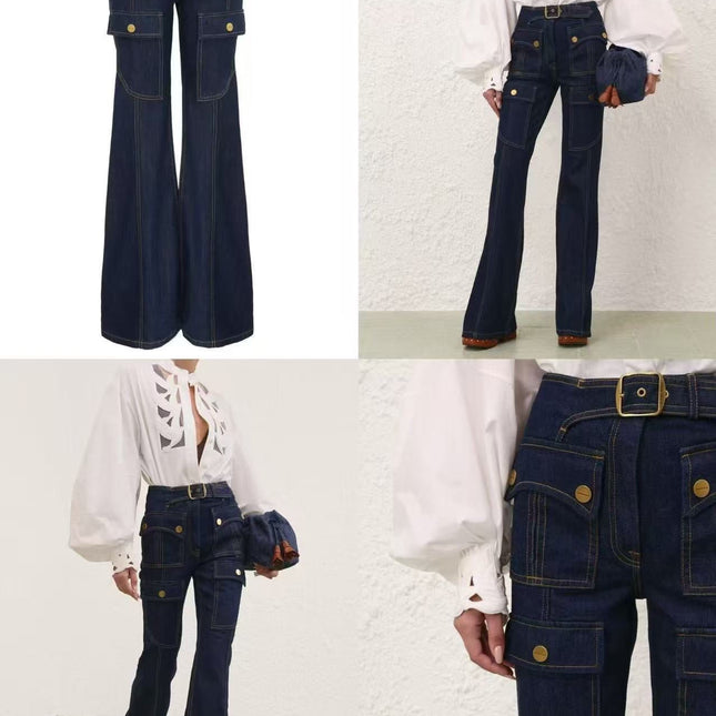 ZIMMERMANN 26S FLARED JEANS 311334