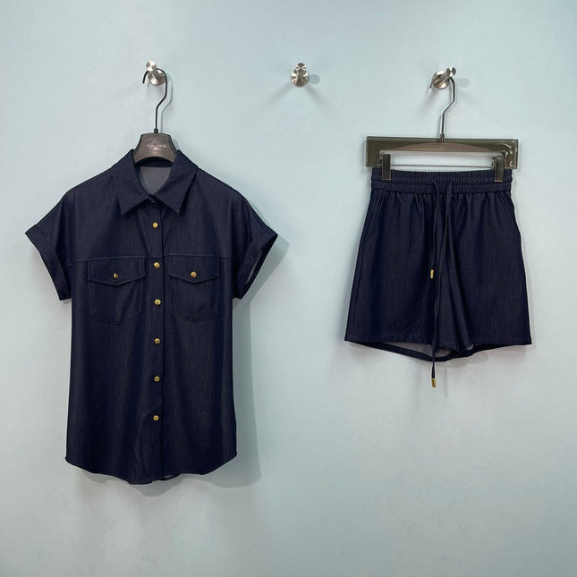 FENDI 26S TOP AND SHORTS SET 417