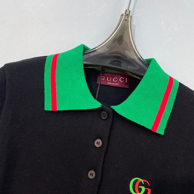 GUCCI 26S SHORT-SLEEVE KNIT TOP 446