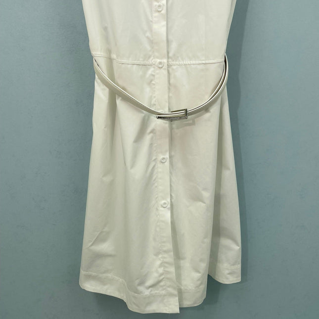 PRADA 26S SLEEVELESS SHIRT DRESS 974