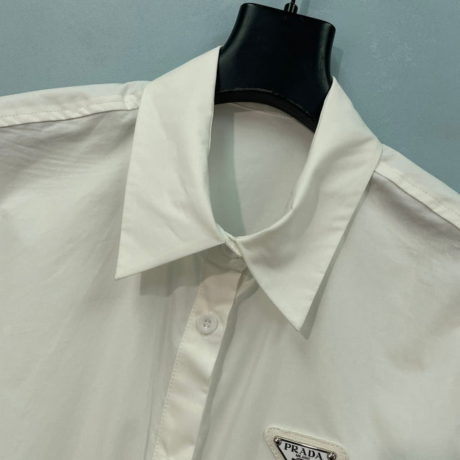 PRADA 26S SLEEVELESS SHIRT DRESS 974