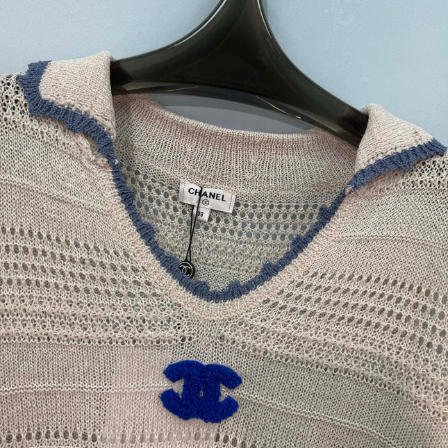 CHANEL 26S SHORT-SLEEVE KNIT TOP 1462
