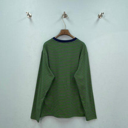 MIUMIU 26S LONG-SLEEVE STRIPED T-SHIRT 1396