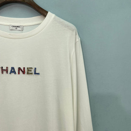 CHANEL 26S LONG SLEEVE CREW NECK T-SHIRT 1575