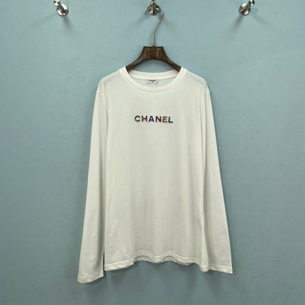 CHANEL 26S LONG SLEEVE CREW NECK T-SHIRT 1575