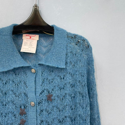 CHANEL 26S OPENWORK KNIT CARDIGAN 1601