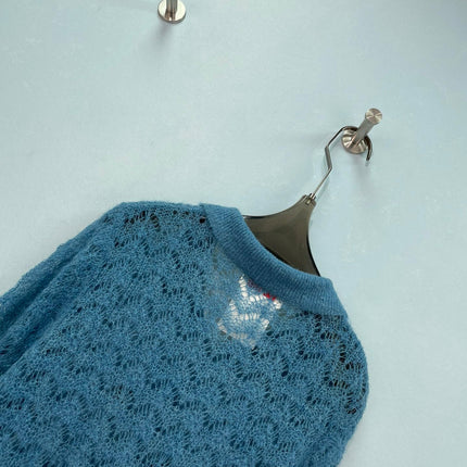 CHANEL 26S OPENWORK KNIT CARDIGAN 1601
