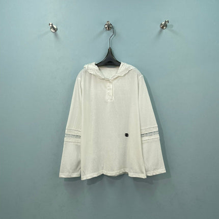 CHANEL 26S HOODED LONG SLEEVE TOP 1531
