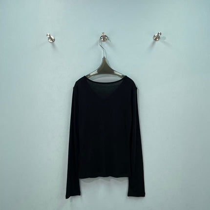 CHANEL 26S V-NECK LONG SLEEVE TOP 1530