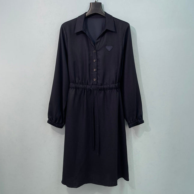 PRADA 26S LONG-SLEEVE SHIRT DRESS 1089