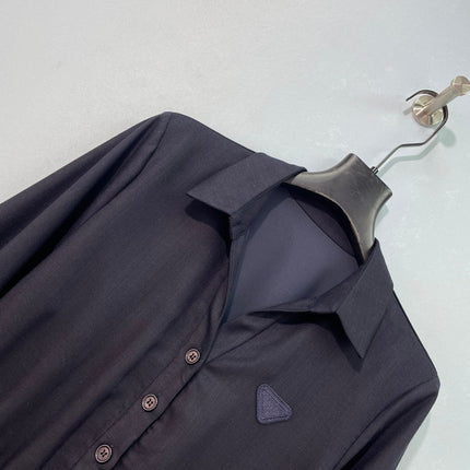PRADA 26S LONG-SLEEVE SHIRT DRESS 1089
