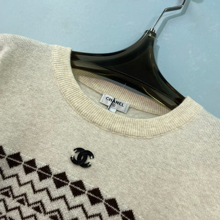 CHANEL 26S LONG-SLEEVE KNIT TOP 1708