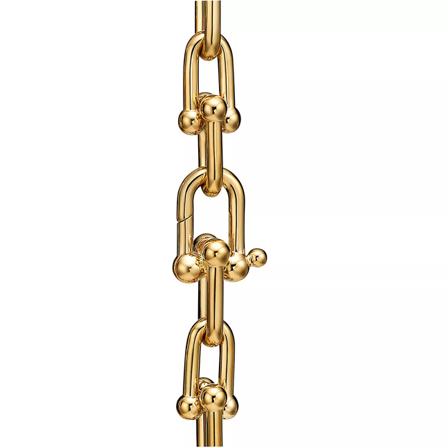 HARDWARE MEDIUM LINK 20 MOTIF GOLD BRACELET